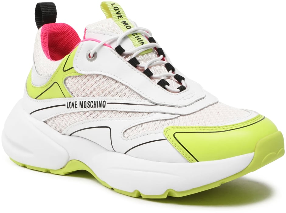 Moschino Sporty Mix Sneakers Wit