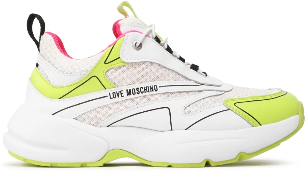 Moschino Sporty Mix Sneakers Wit