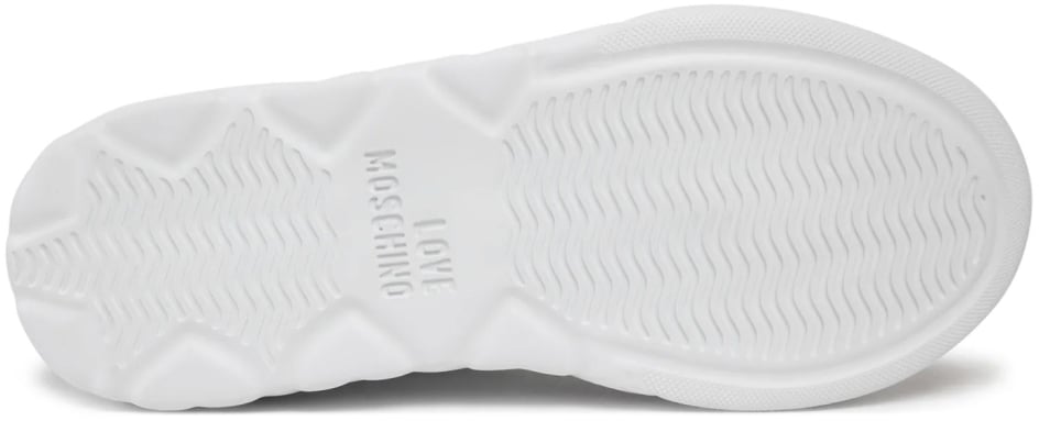 Moschino Heart 45 Logo Sneakers Wit