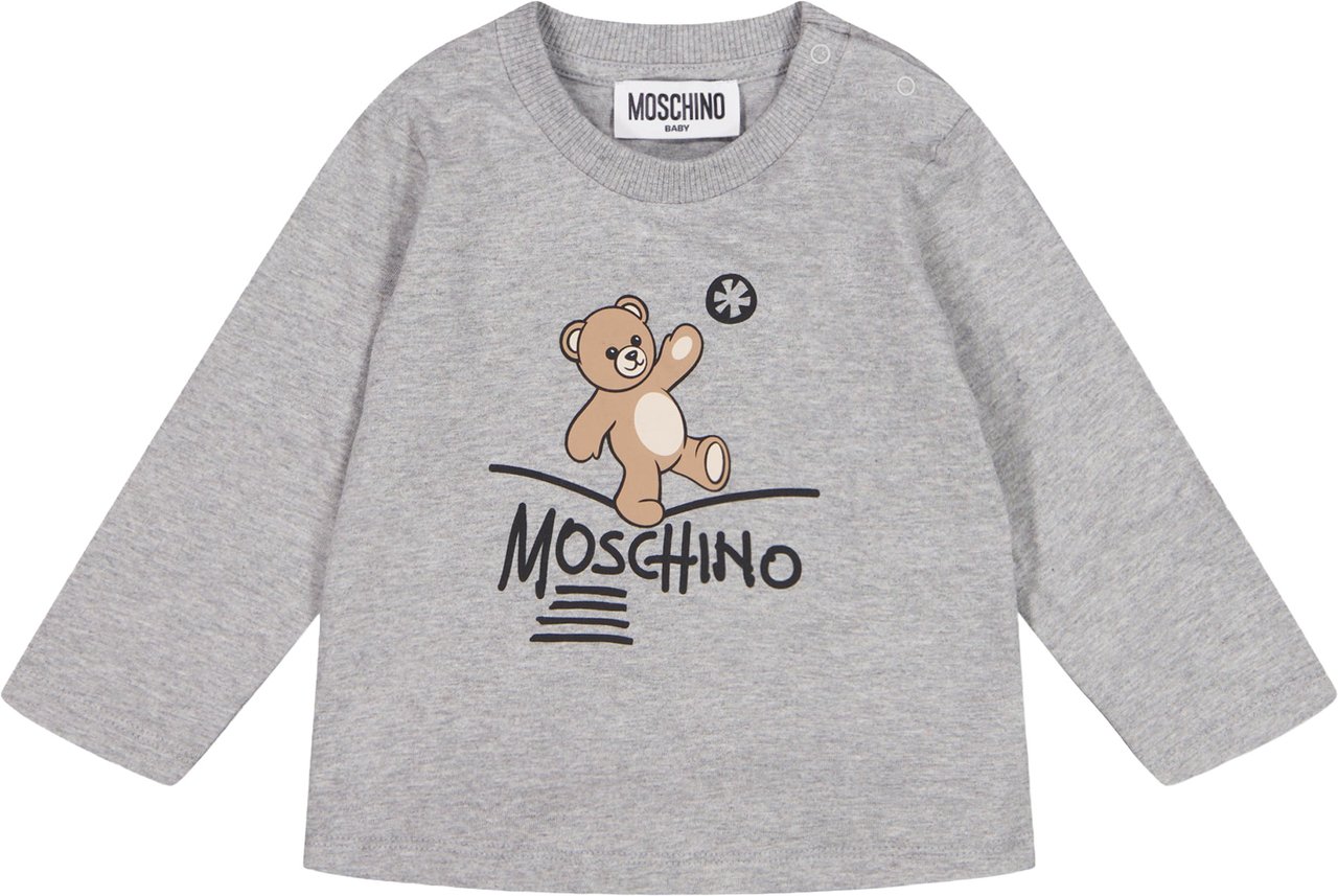 Moschino Baby Meisjes T-Shirt In Grijs Grijs