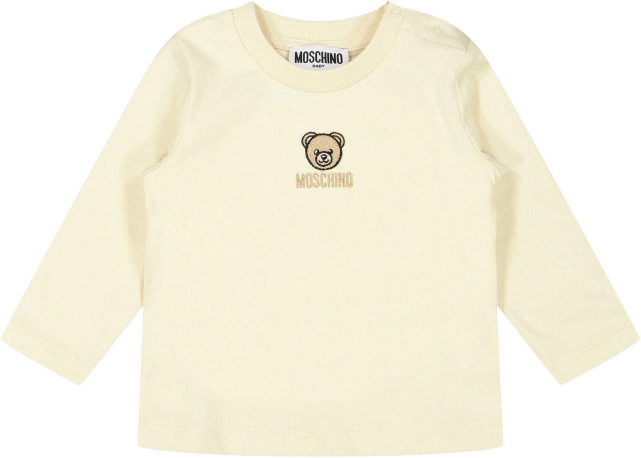 Moschino Moschino Baby Unisex T-Shirt In Licht Beige Beige