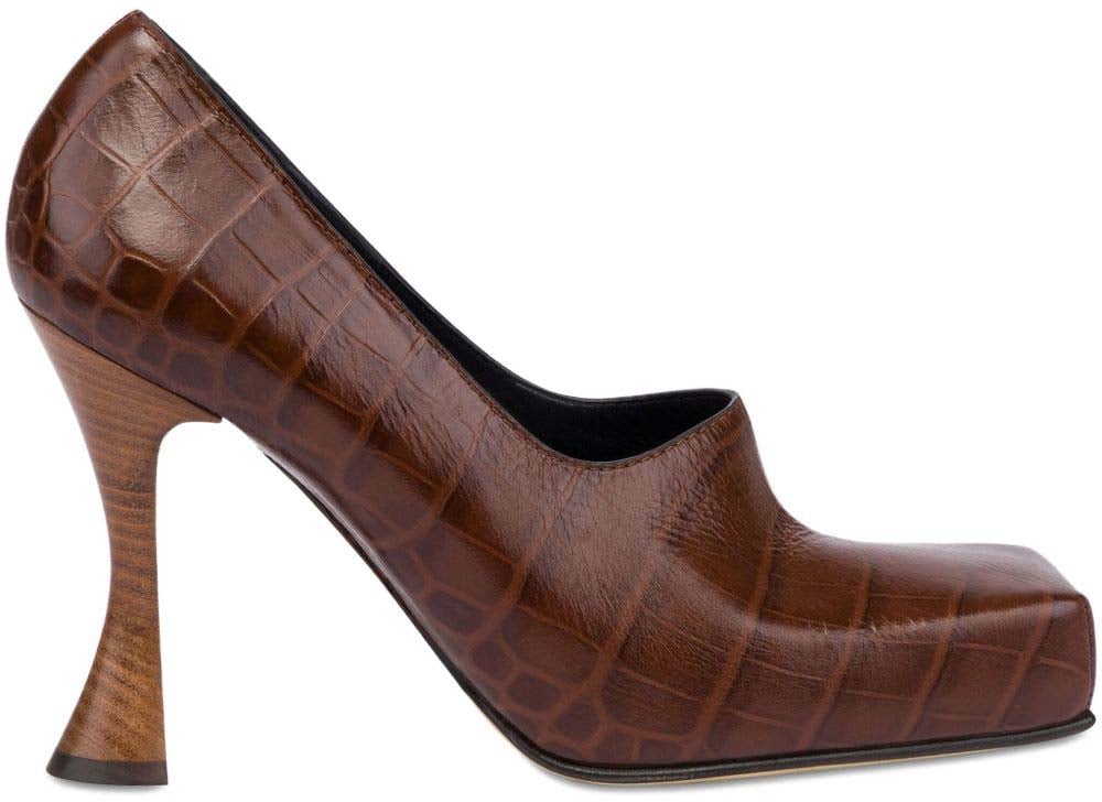 Moschino With Heel Brown Bruin