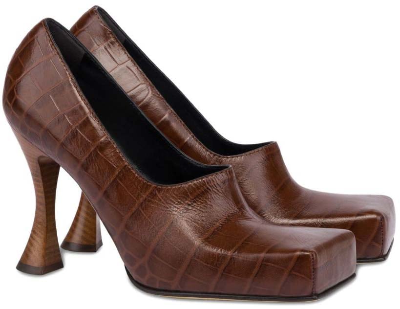 Moschino With Heel Brown Bruin