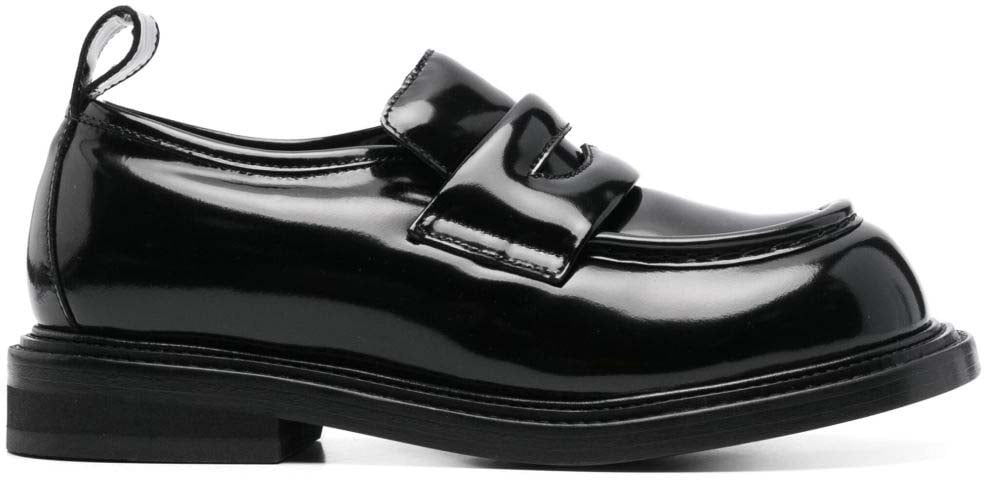 Moschino Flat Shoes Black Zwart