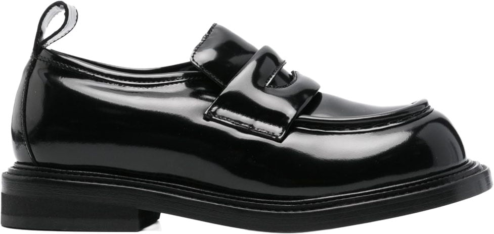 Moschino Flat Shoes Black Zwart