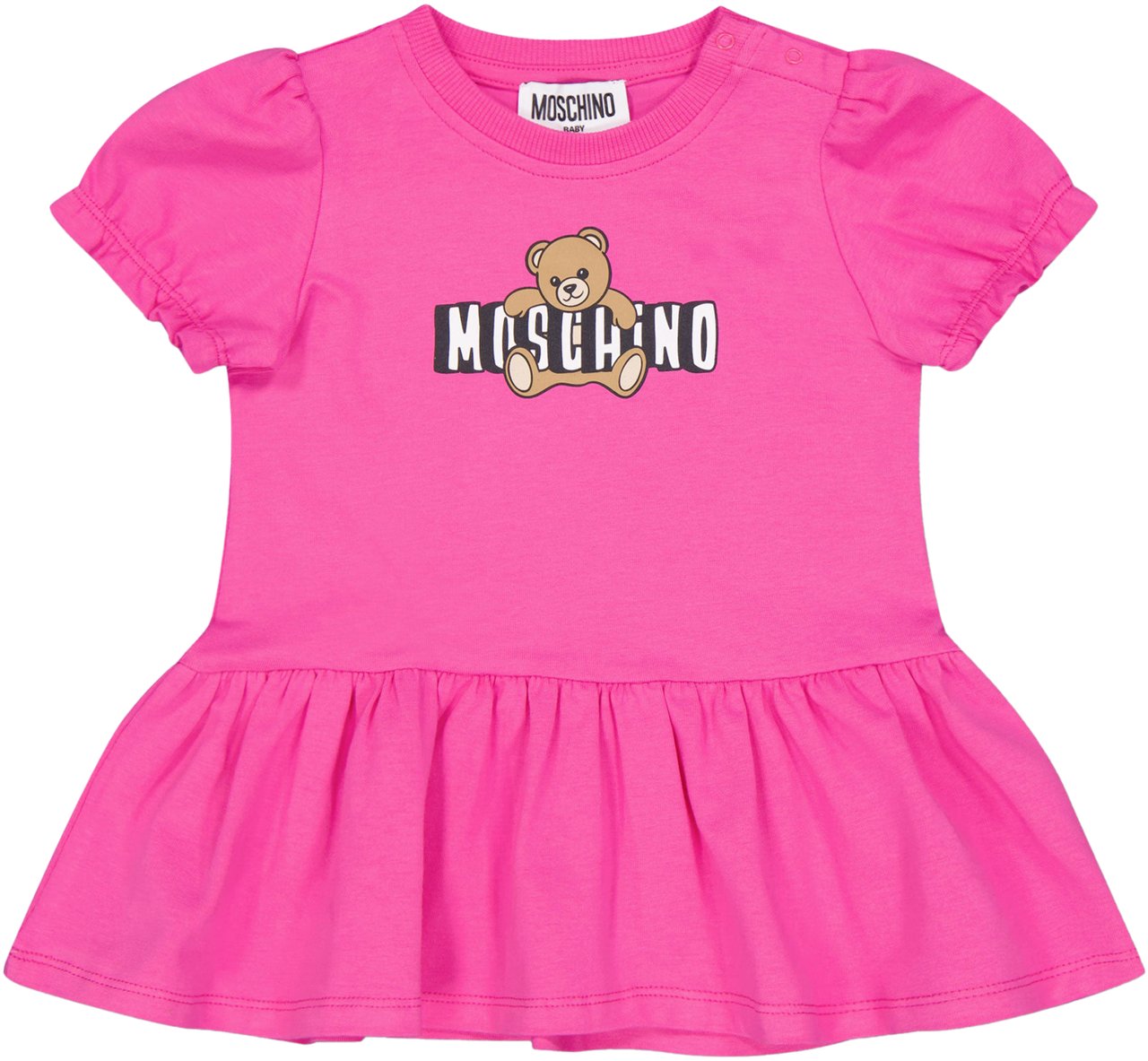 Moschino Moschino Baby Meisjes Jurk In Fuchsia Roze