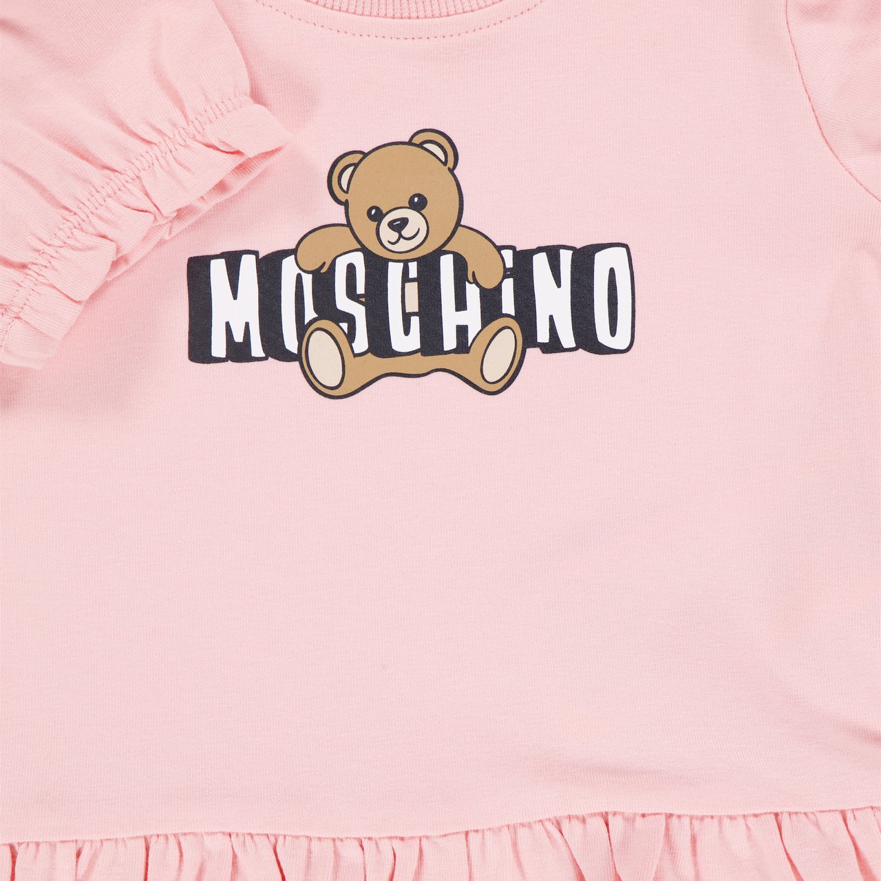 Moschino Moschino Baby Meisjes Jurk In Licht Roze Roze