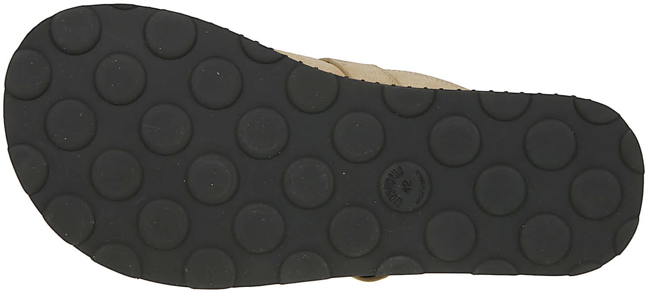 Moschino Logo Sandals Brown Bruin