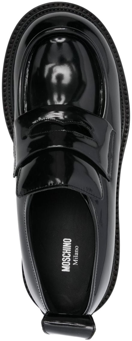 Moschino Flat Shoes Black Zwart