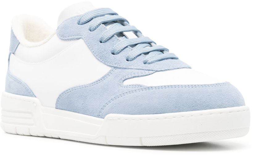 Moschino Sneakers Light Blue/White Lichtblauw