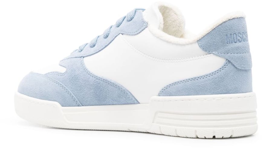 Moschino Sneakers Light Blue/White Lichtblauw