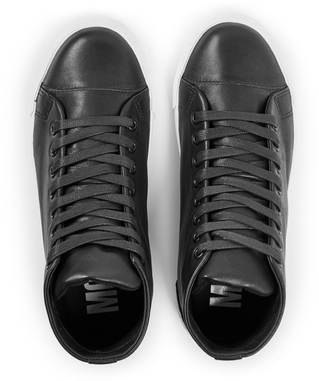 Moschino Vulc 25 Logo Mid-top Sneakers Zwart