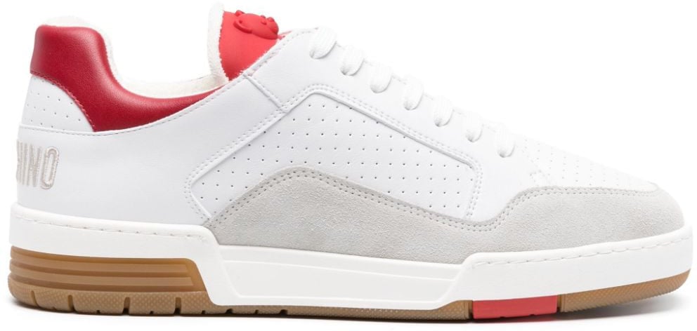 Moschino Sneakers Ivoire Wit