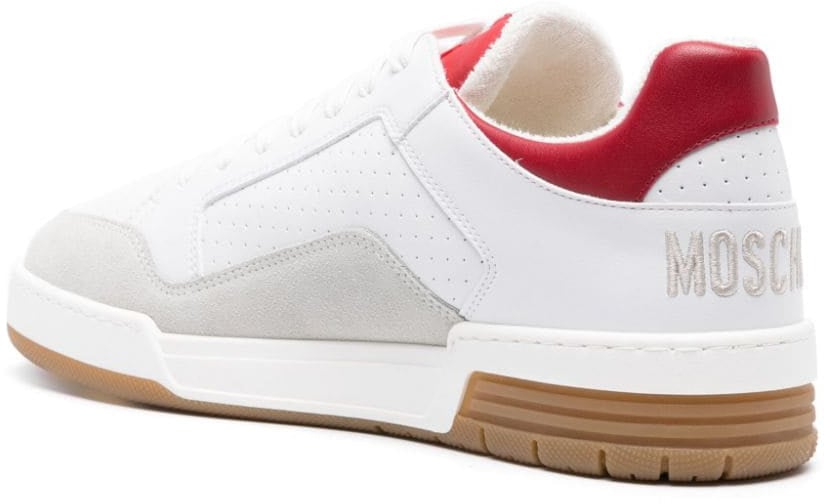 Moschino Sneakers Ivoire Wit