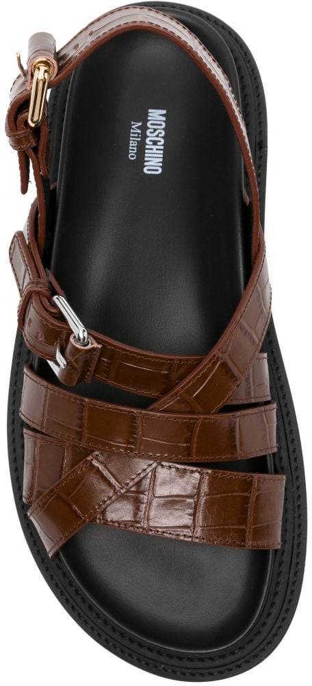 Moschino Sandals Brown Bruin