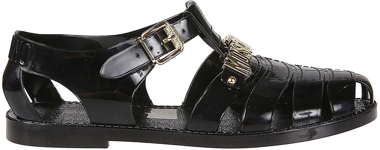 Moschino Jelly15 Sandals Black Zwart