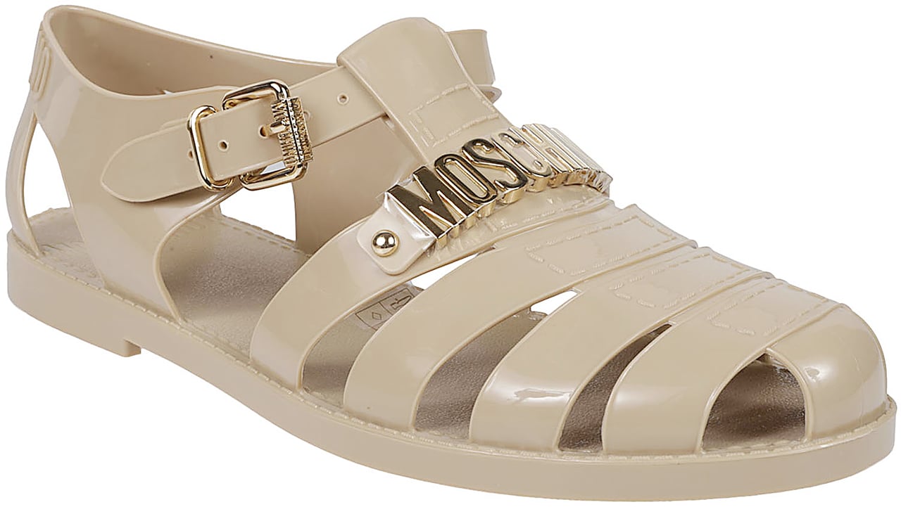 Moschino Jelly15 Sandals Brown Bruin