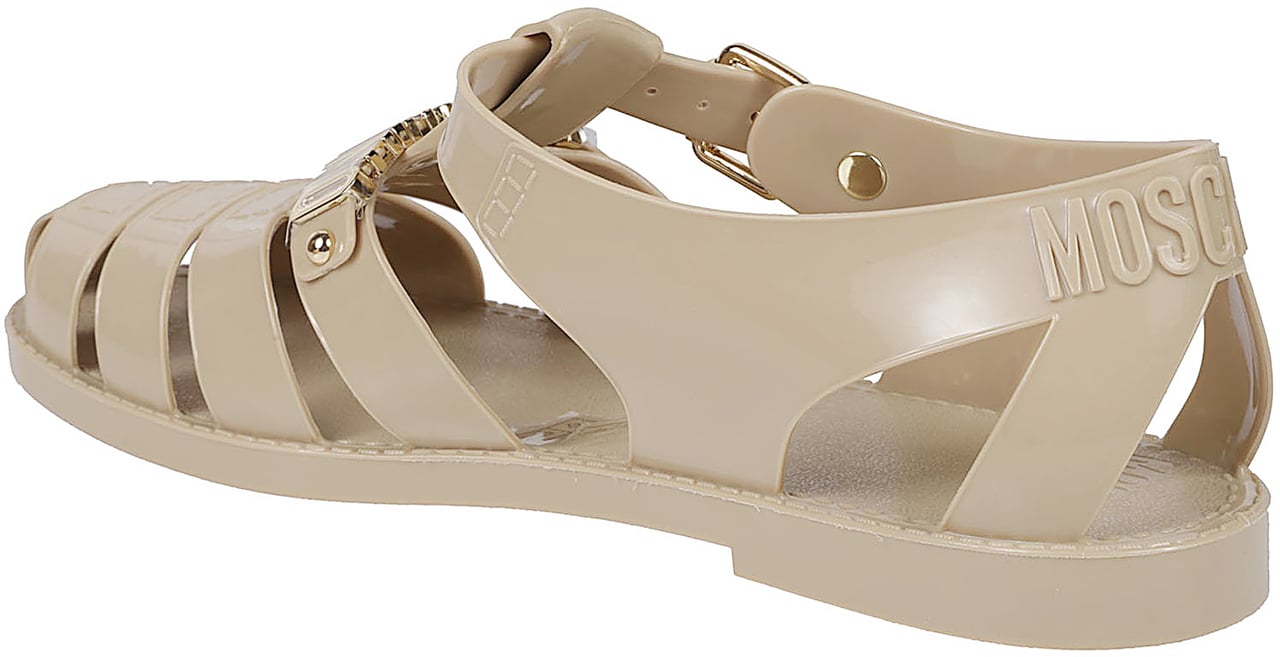 Moschino Jelly15 Sandals Brown Bruin