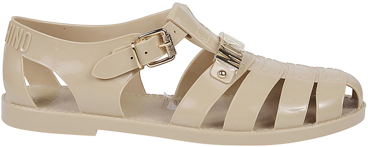 Moschino Jelly15 Sandals Brown Bruin