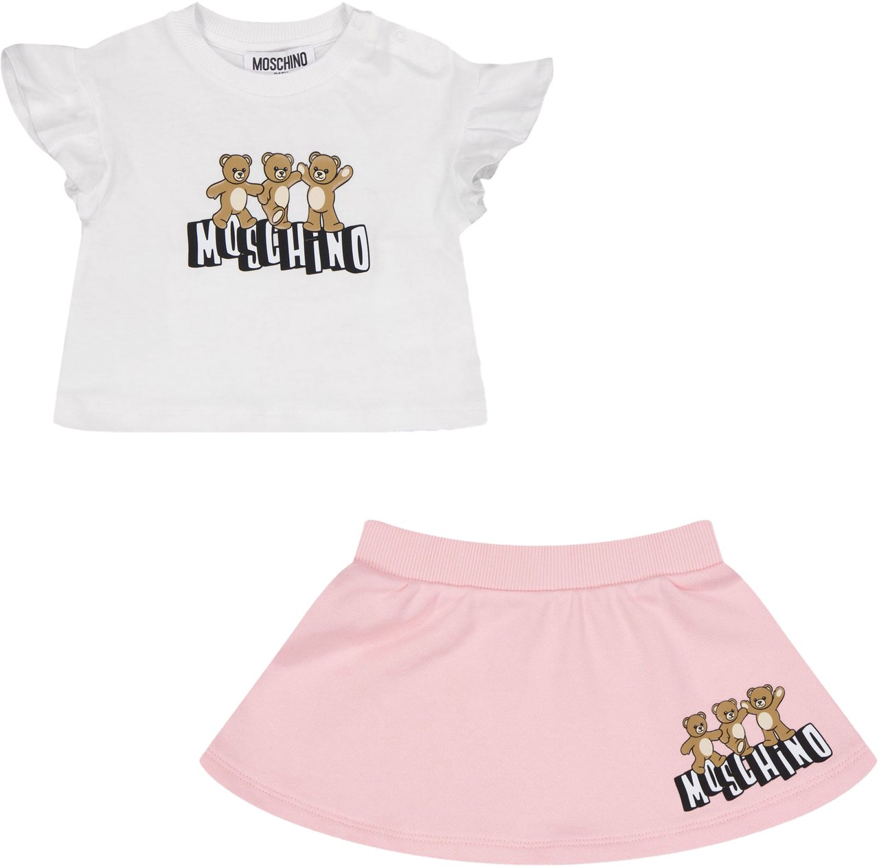 Moschino Moschino Baby Meisjes Setjes in Wit Wit