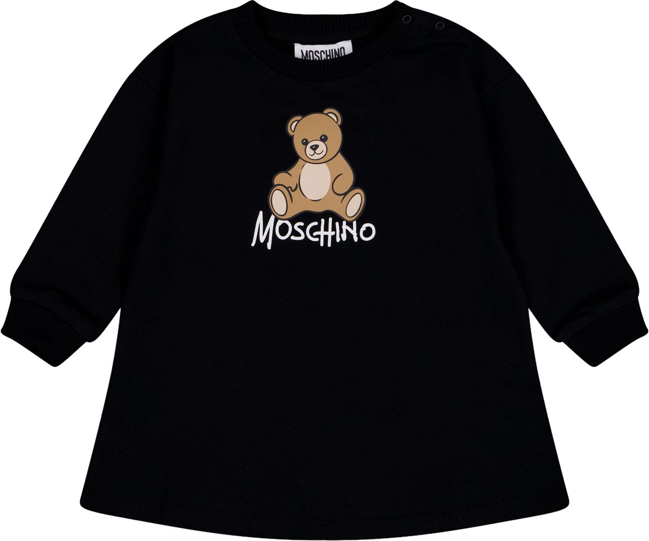 Moschino Baby Meisjes Jurk In Zwart Zwart