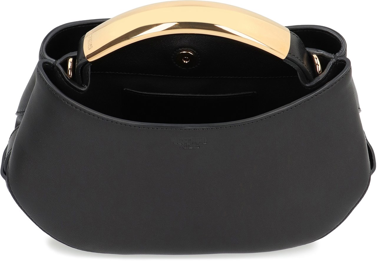 Moschino Leather handbag Zwart