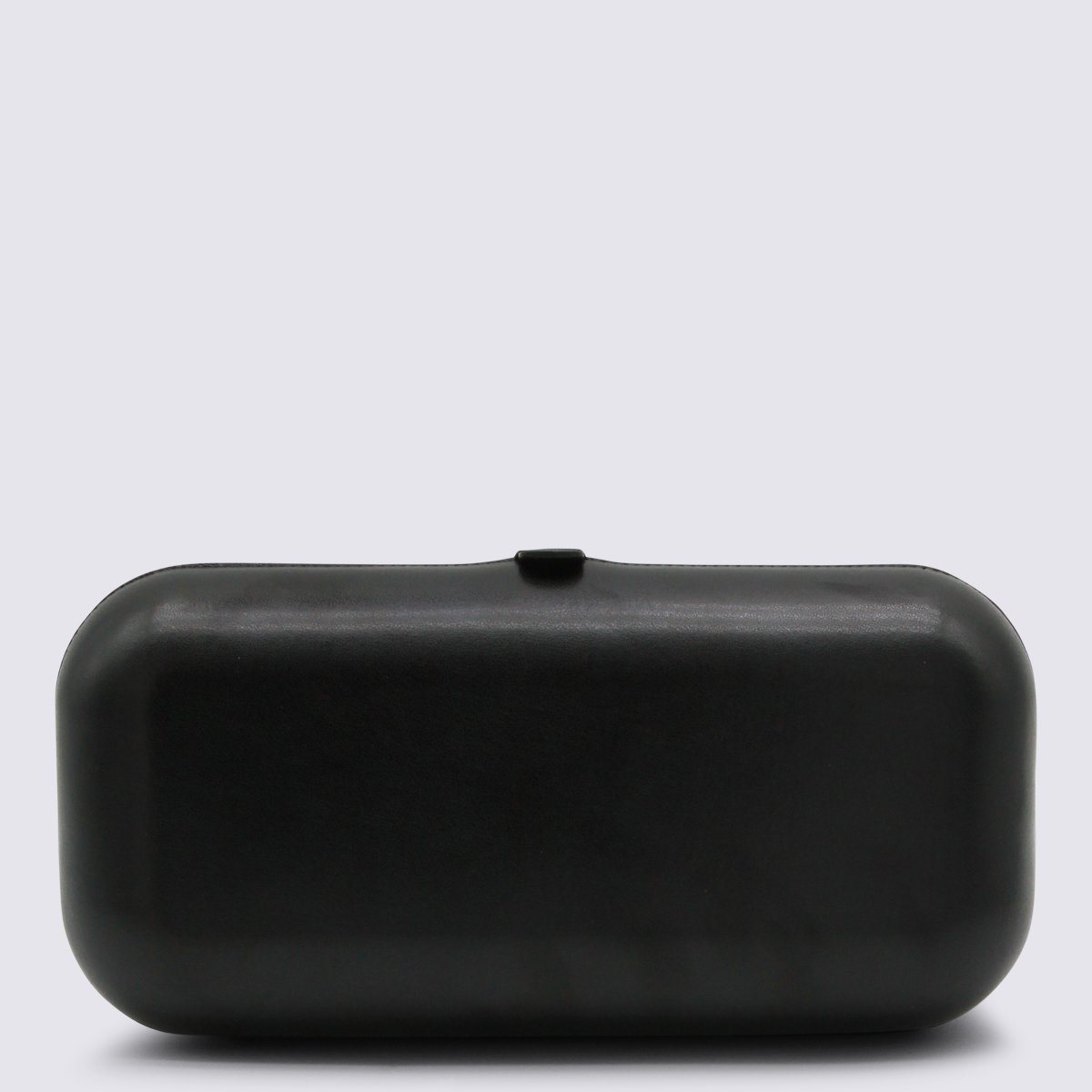 Moschino Rectangular Black Bag With Neon Pink Accent Zwart