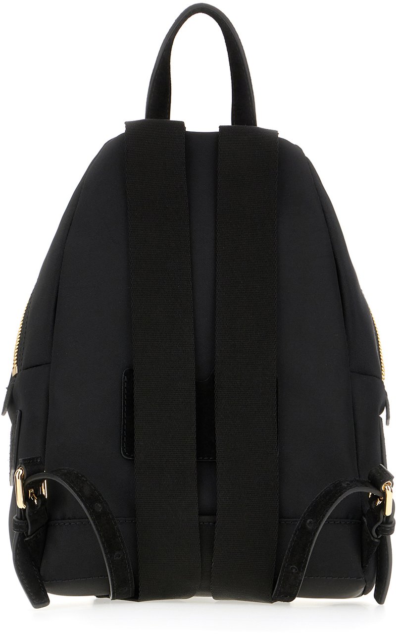 Moschino Moschino Black canvas backpack Zwart