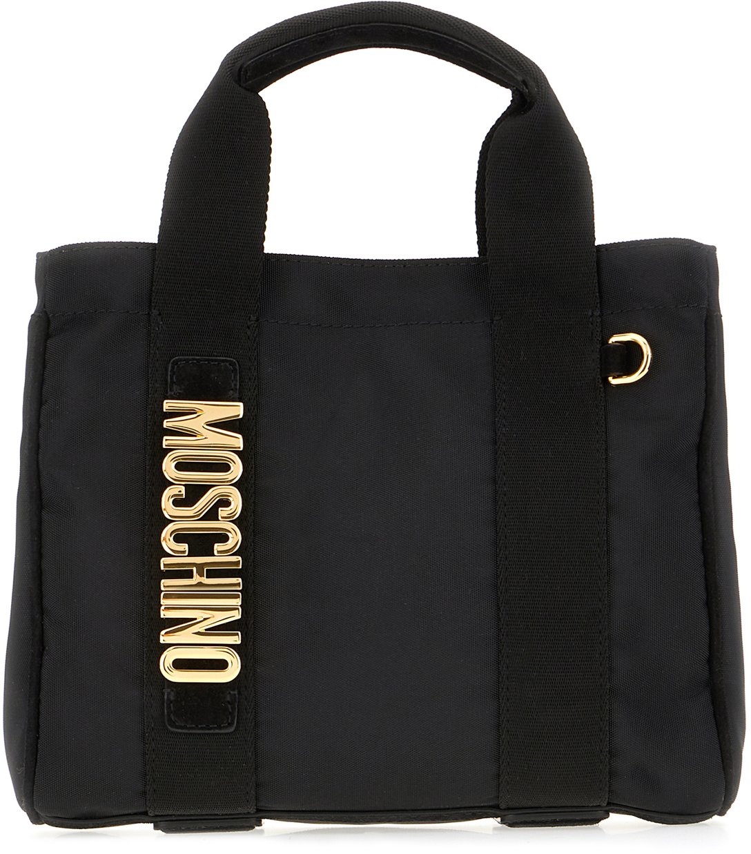 Moschino Moschino Black canvas handbag Zwart