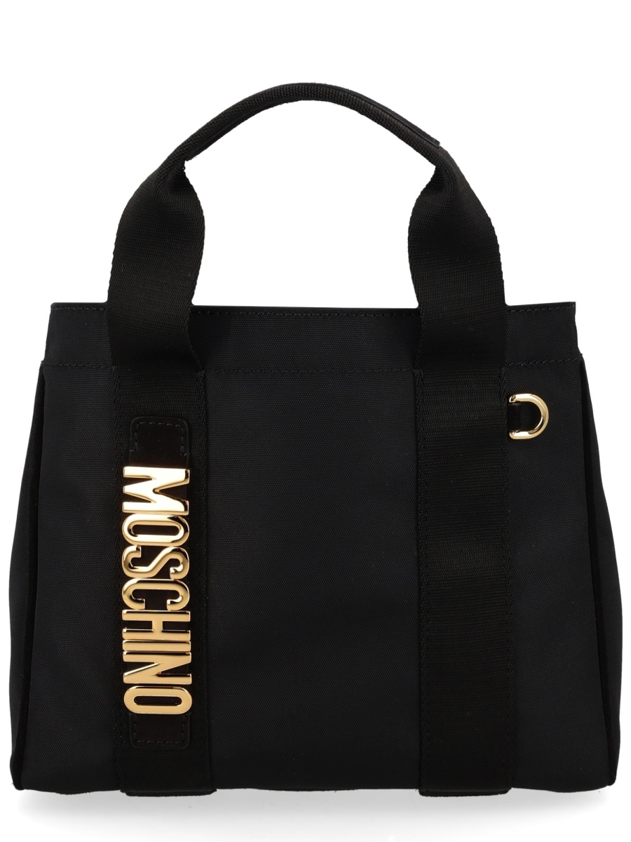Moschino Carry Me Structured Vertical Tote Bag Zwart