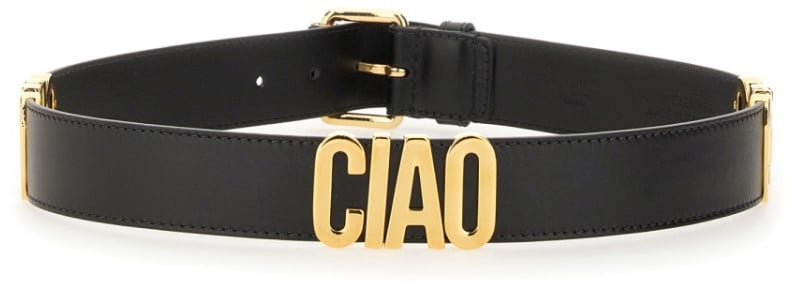 Moschino "Hello" Belt Zwart