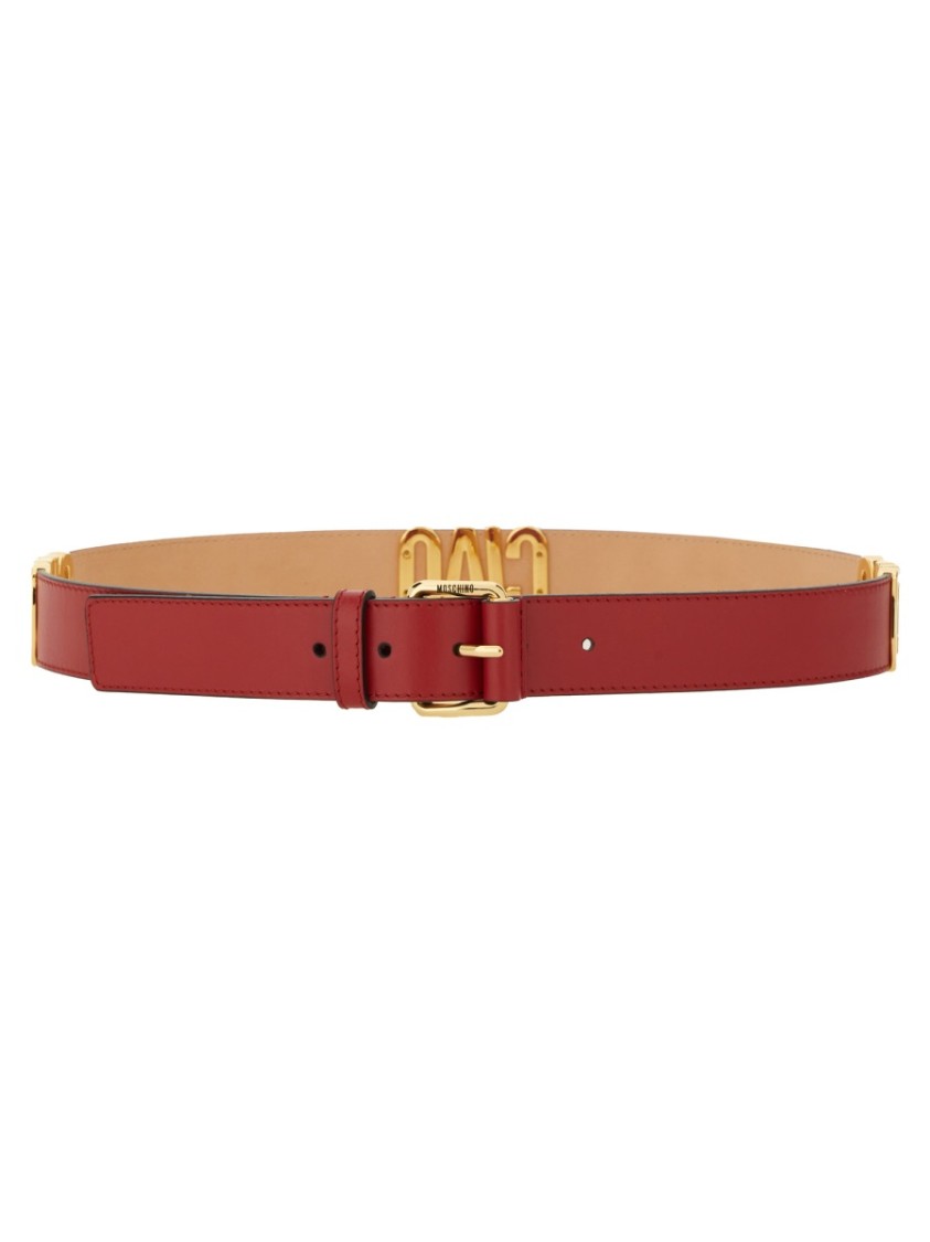 Moschino "Hello" Belt Rood
