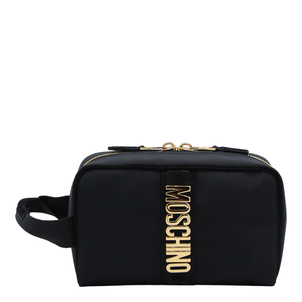 Moschino Compact Rectangular Bag Zwart