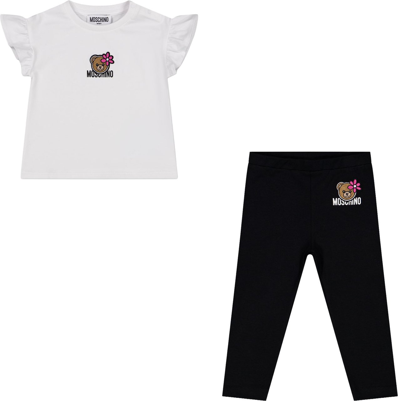 Moschino Baby Meisjes Setjes in Wit Wit