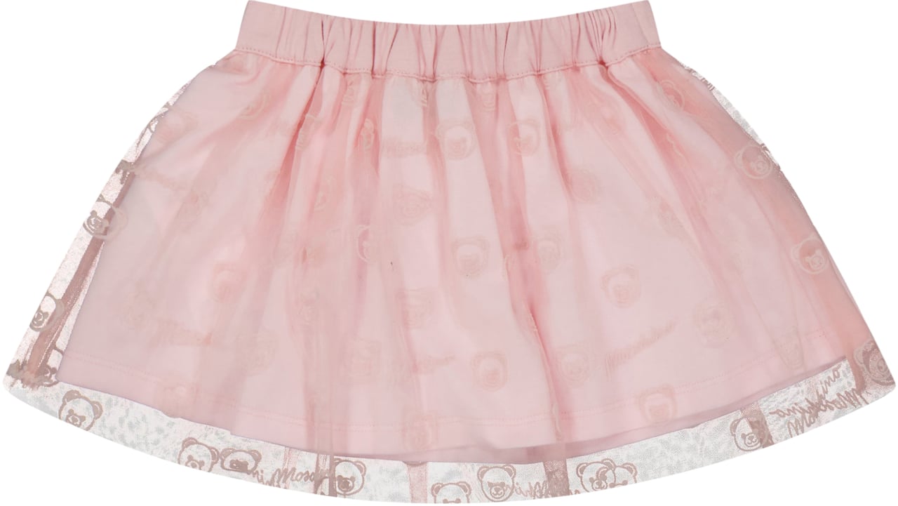 Moschino Moschino Baby Meisjes Setje In Wit Wit