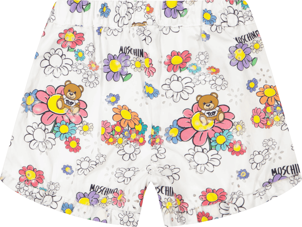 Moschino Moschino Baby Meisjes Shorts Wit Wit