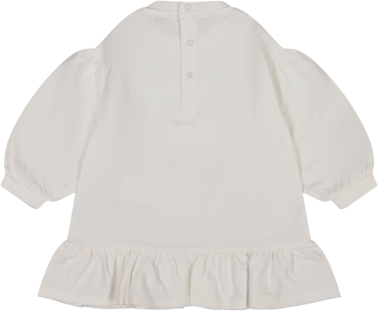 Moschino Moschino Baby Meisjes Jurk In Off White Wit