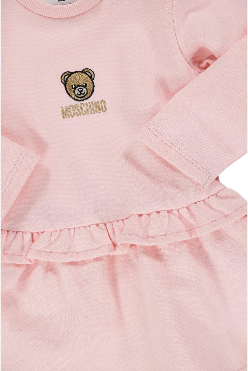 Moschino Moschino Baby Meisjes Jurk In Licht Roze Roze