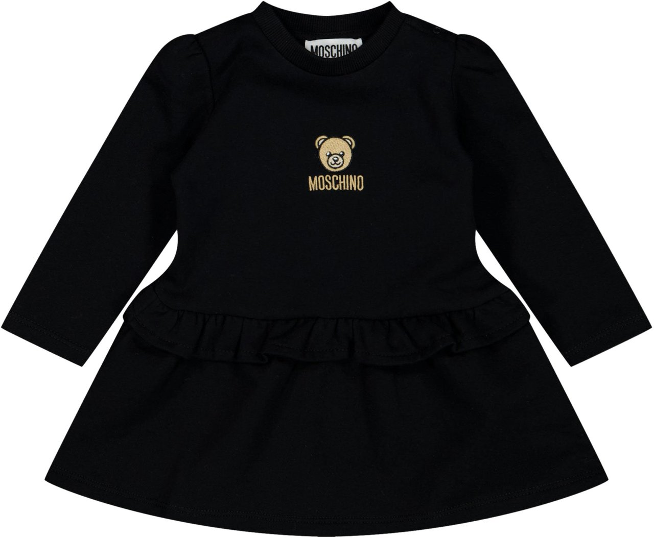 Moschino Moschino Baby Meisjes Jurk In Zwart Zwart