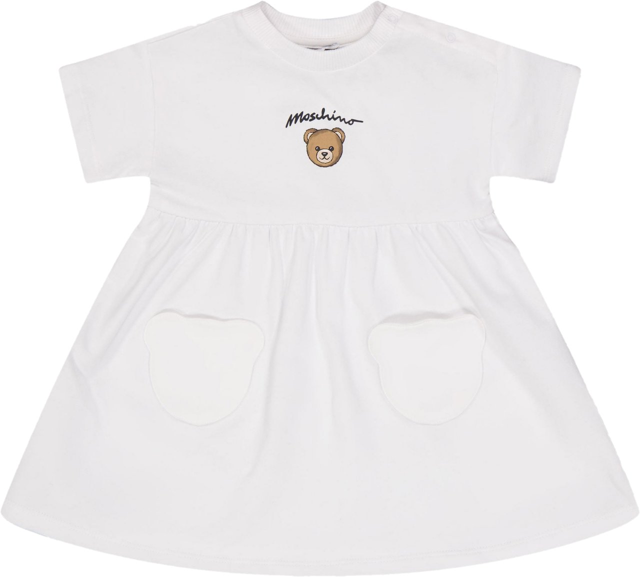 Moschino Moschino Baby Meisjes Jurk In Wit Wit