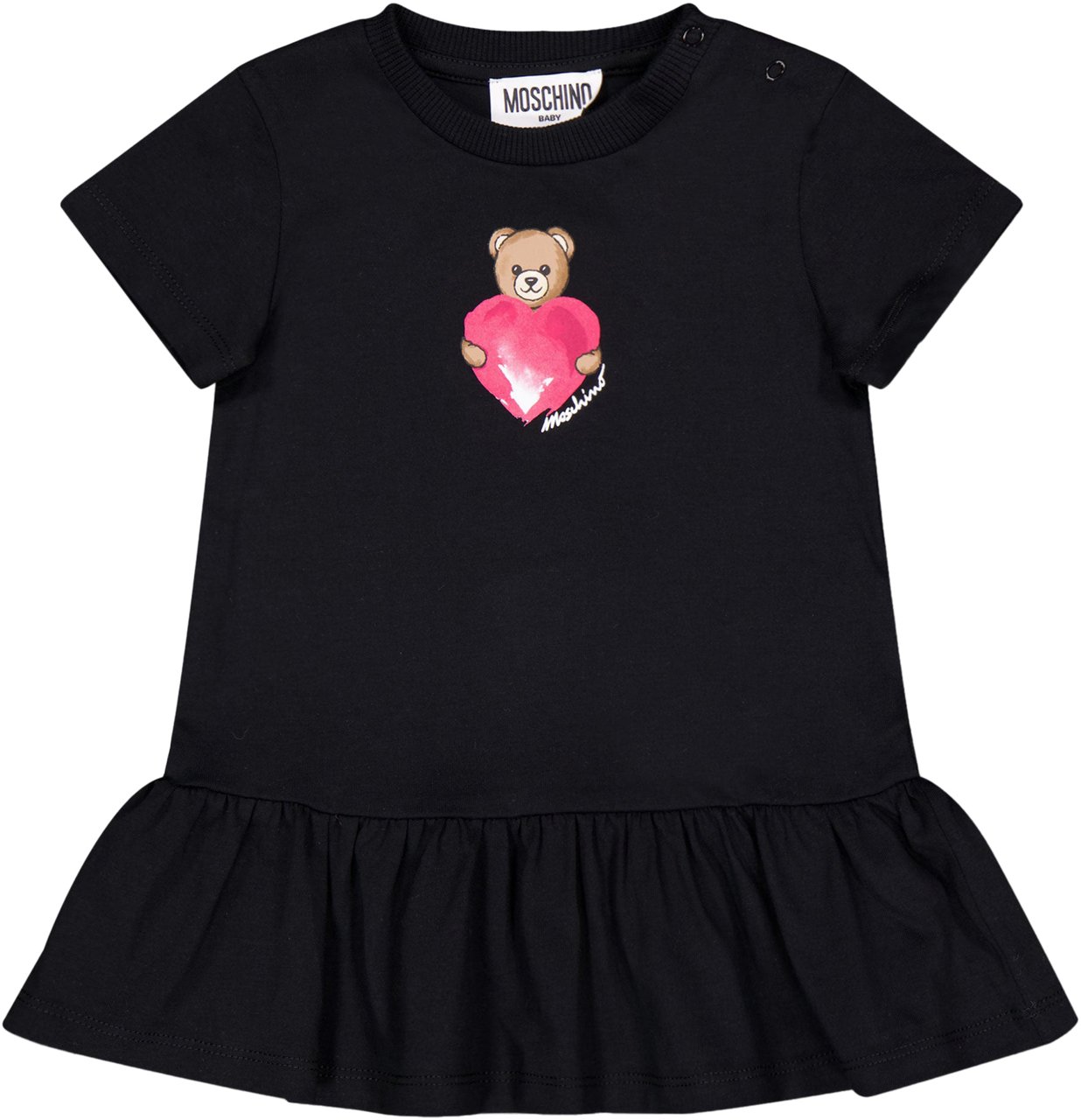 Moschino Moschino Baby Meisjes Jurk In Zwart Zwart
