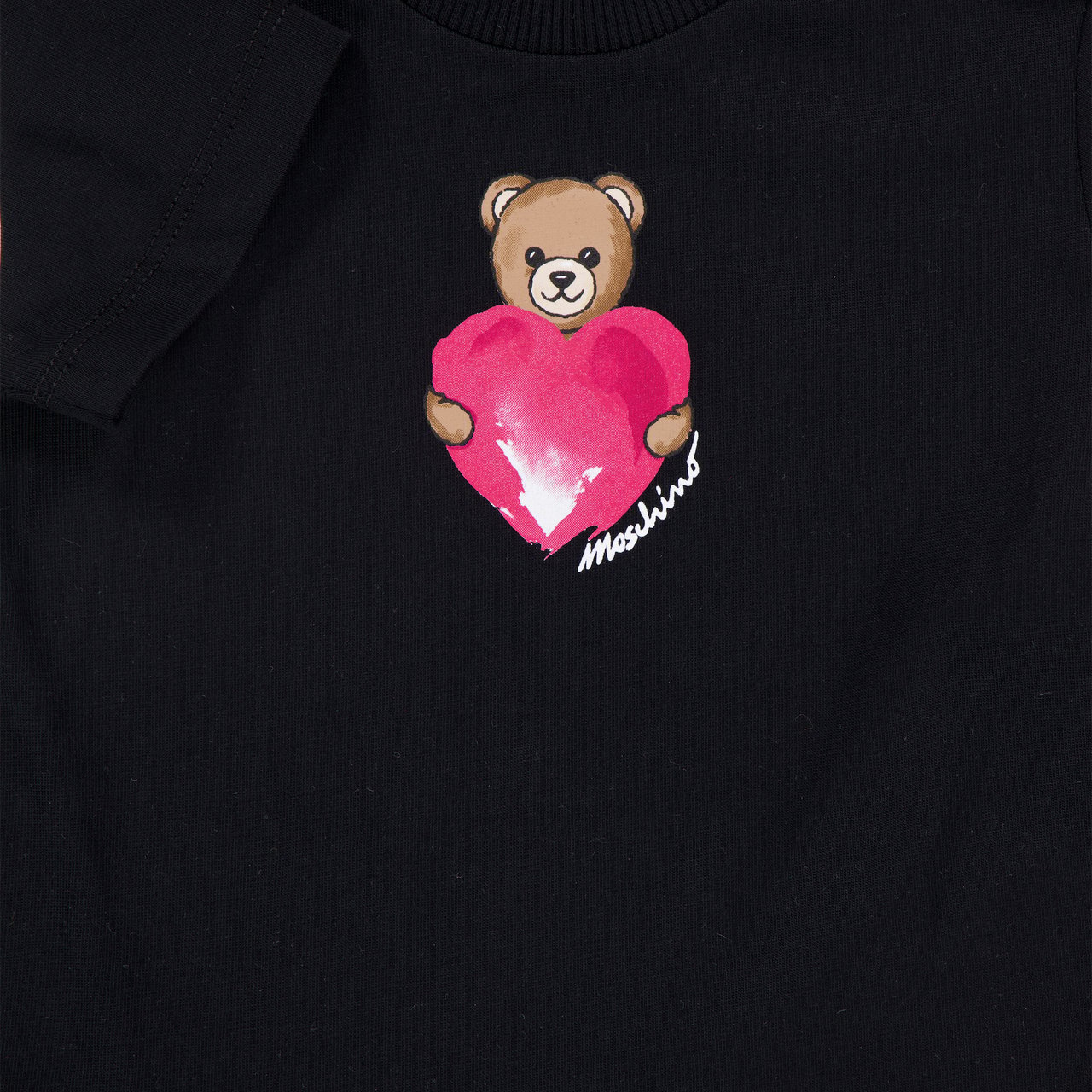 Moschino Baby Meisjes Jurk In Zwart Zwart