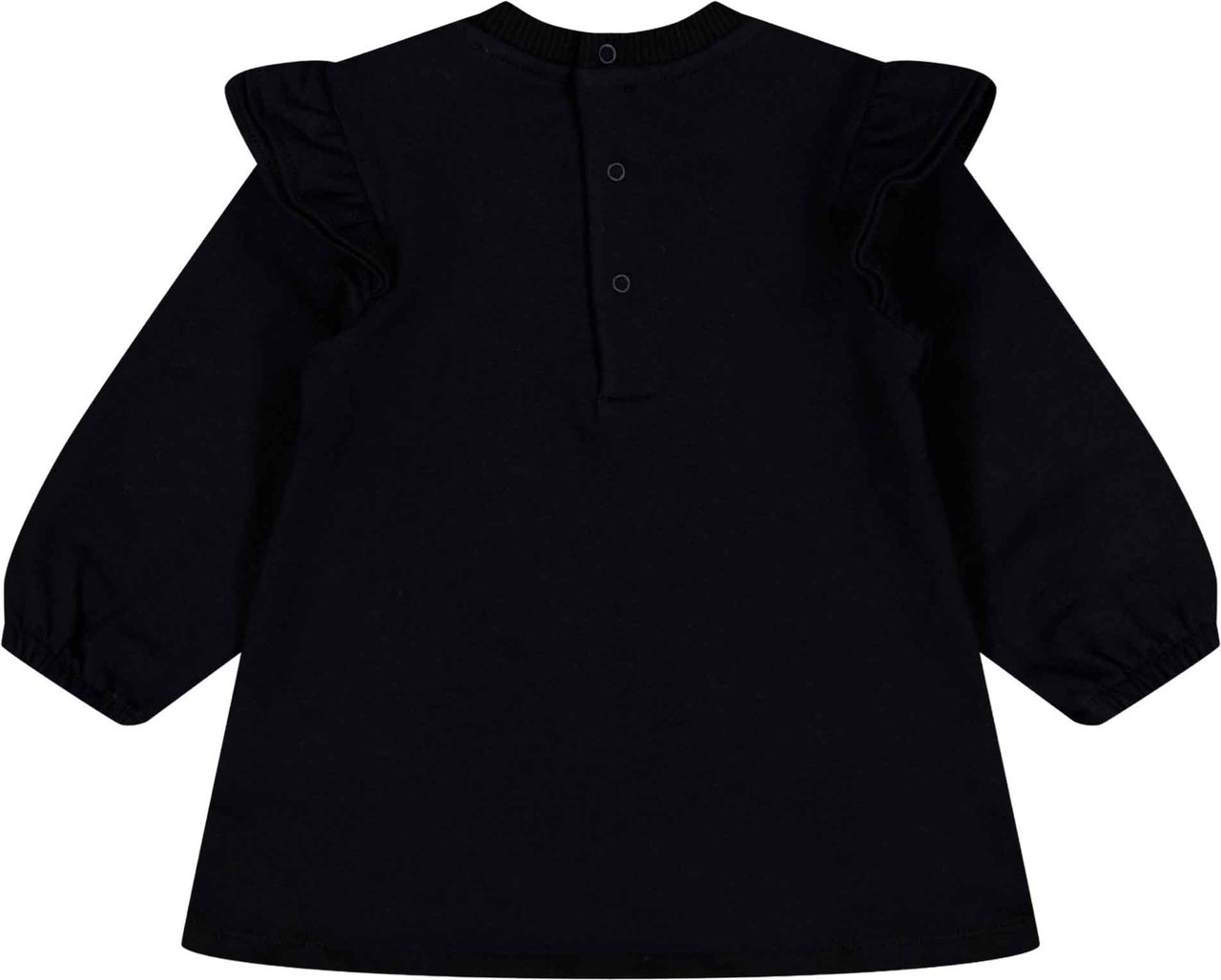Moschino Baby Meisjes Jurk In Zwart Zwart