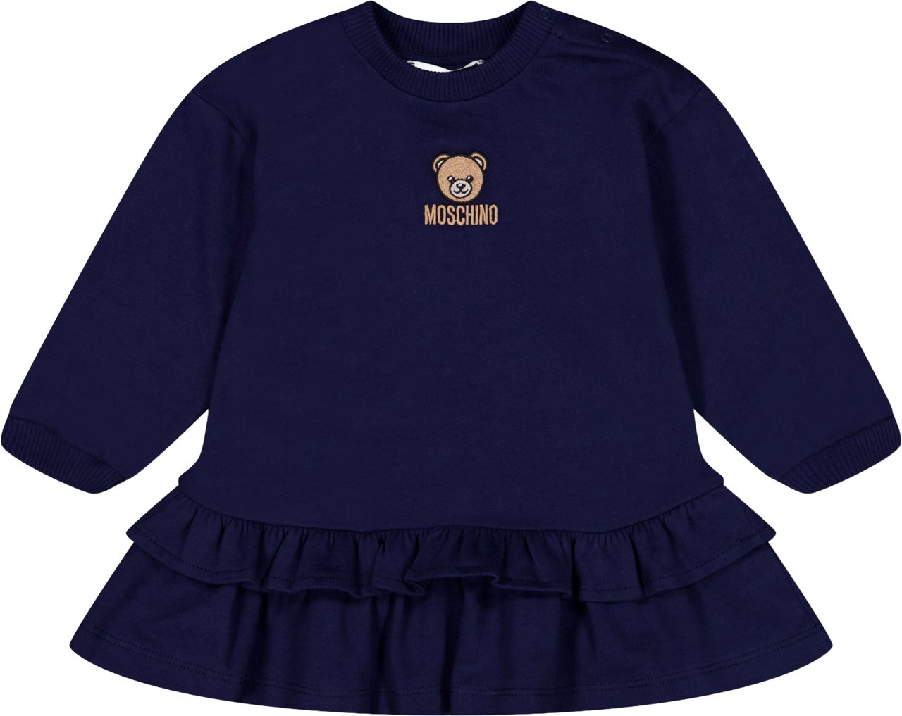 Moschino Baby Meisjes Jurk In Navy Blauw