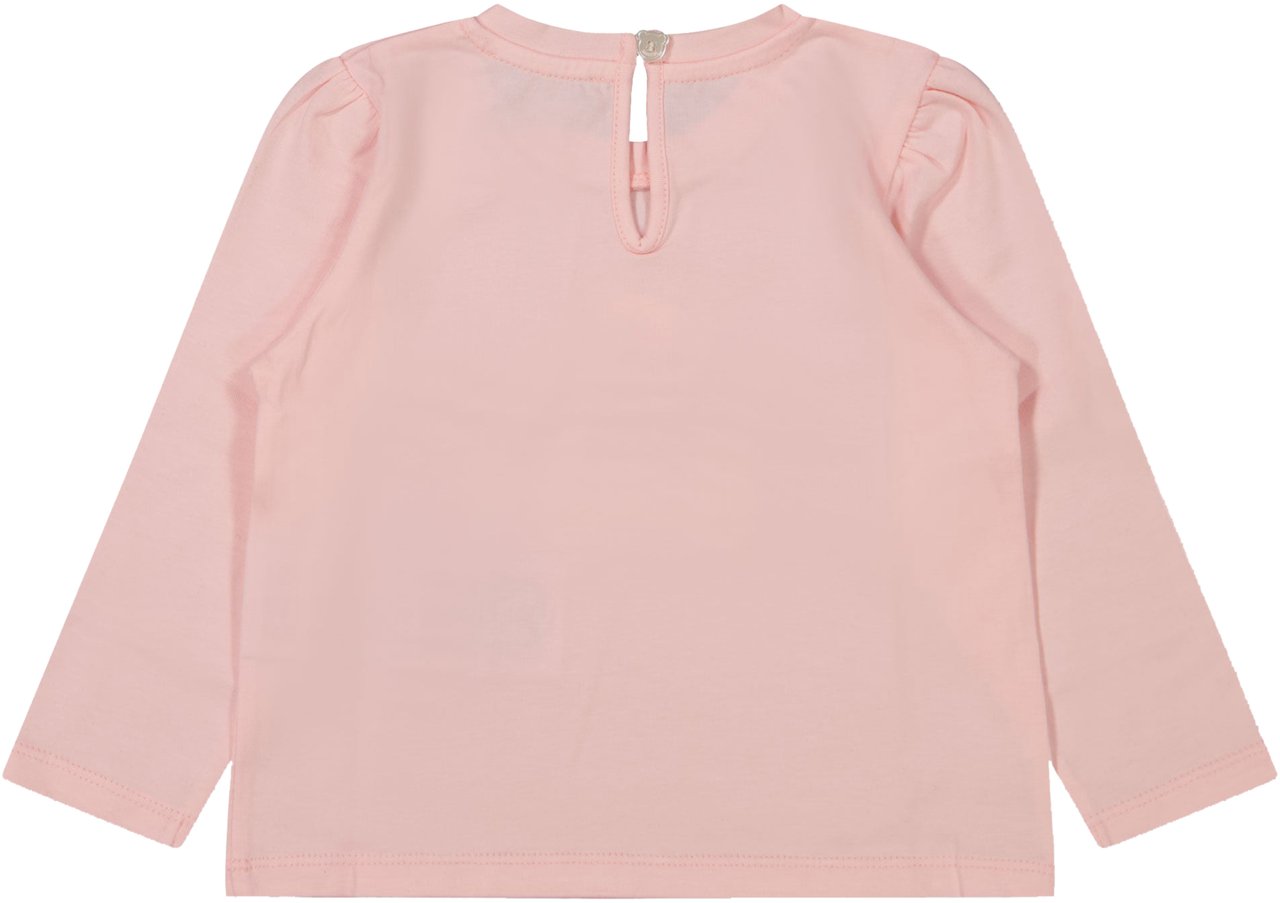 Moschino Moschino Baby Meisjes T-Shirt In Licht Roze Roze