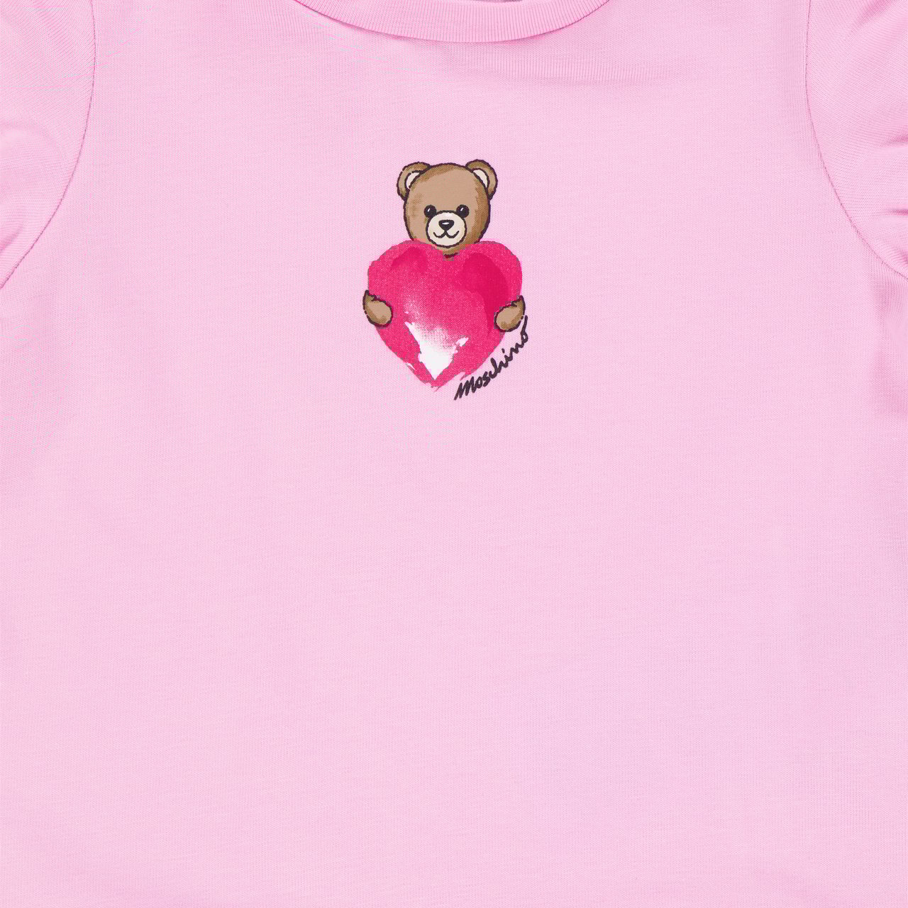 Moschino Moschino Baby Meisjes T-Shirt In Roze Roze