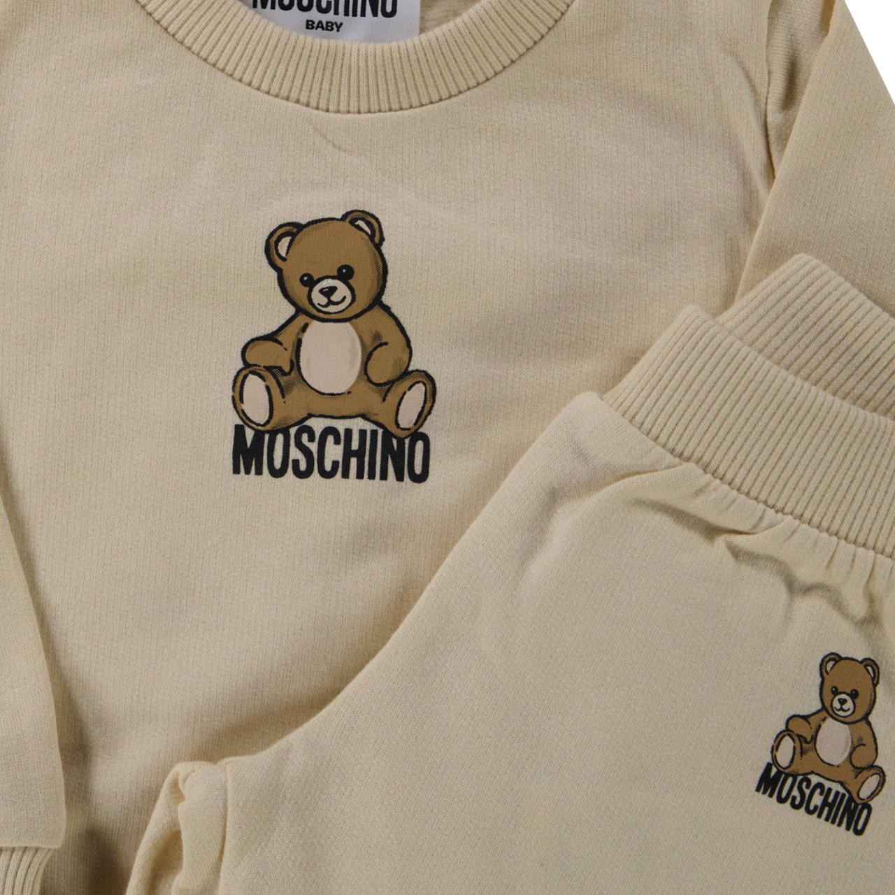 Moschino Moschino Baby Unisex Joggingpak In Licht Beige Beige