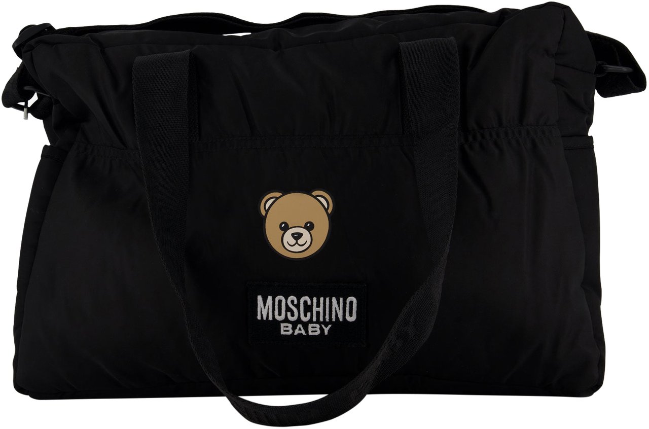 Moschino Moschino Baby Unisex Luiertas In Zwart Zwart