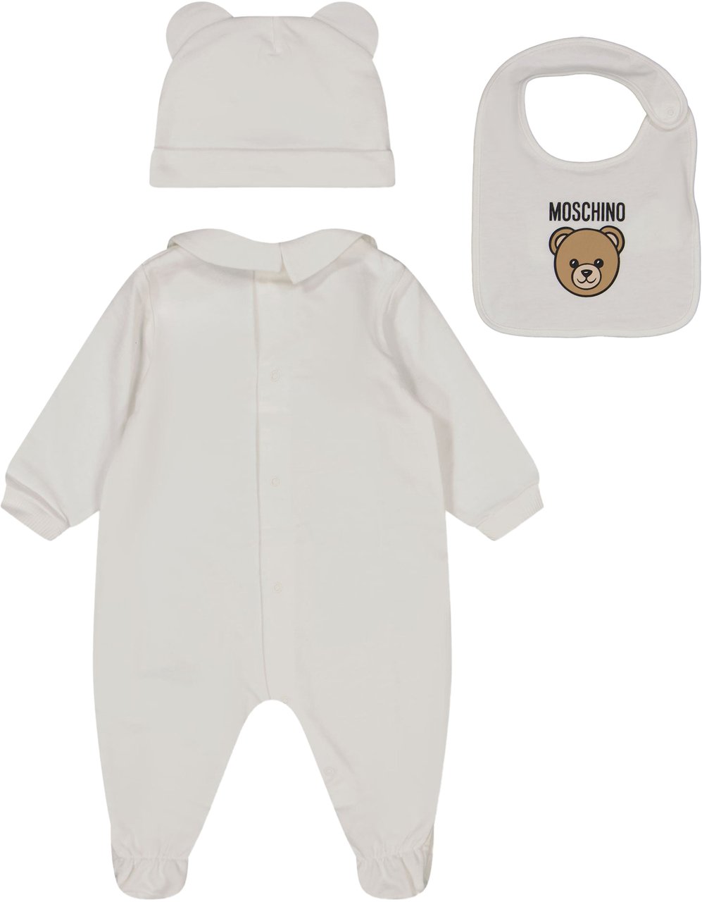 Moschino Moschino Baby Unisex Boxpakje In Off White Wit