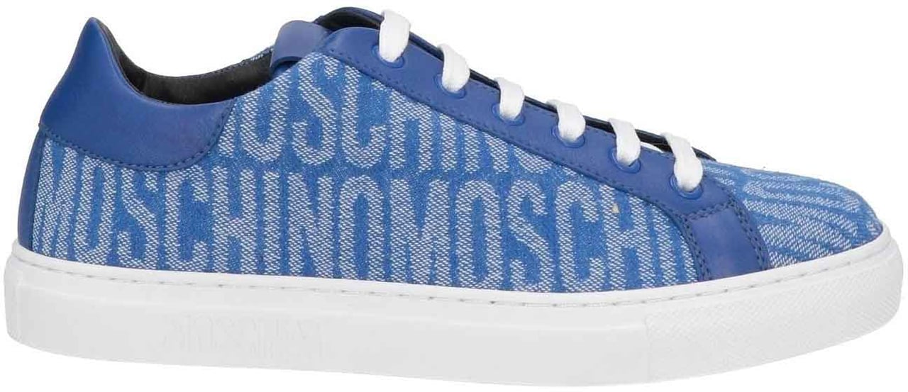 Moschino Moschino Logo Low Top Sneakers Blauw